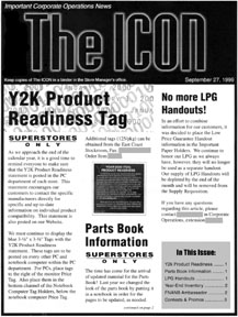 Circuit City's The Icon corporate newsletter