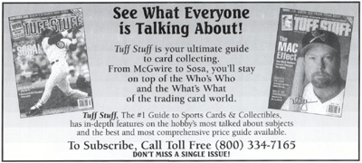 Tuff Stuff Ad - See what everyone is talking about!